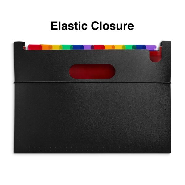 MyOfficeInnovations Plastic Accordion File 25-Pocket Letter Size Multicolor (TR45523) 24357050