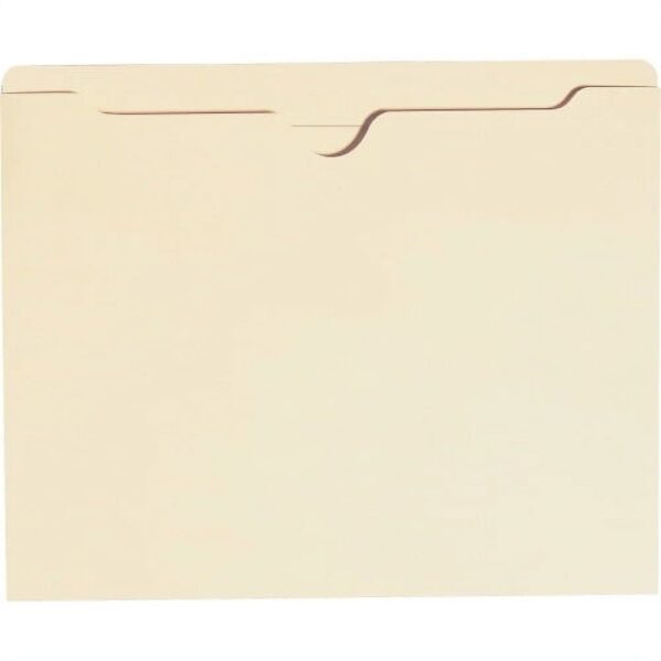 Smead File Jackets Letter – 8 1/2″ x 11″ Sheet Size – Straight Tab Cut – 11 pt. Folder Thickness – Manila – Manila – 1.33 oz – Recycled – 100 / Box