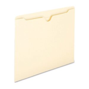 Smead File Jackets Letter – 8 1/2″ x 11″ Sheet Size – Straight Tab Cut – 11 pt. Folder Thickness – Manila – Manila – 1.33 oz – Recycled – 100 / Box