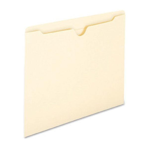 Smead File Jackets Letter – 8 1/2″ x 11″ Sheet Size – Straight Tab Cut – 11 pt. Folder Thickness – Manila – Manila – 1.33 oz – Recycled – 100 / Box