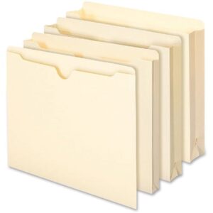 Smead File Jackets Letter – 8 1/2″ x 11″ Sheet Size – Straight Tab Cut – 11 pt. Folder Thickness – Manila – Manila – 1.33 oz – Recycled – 100 / Box