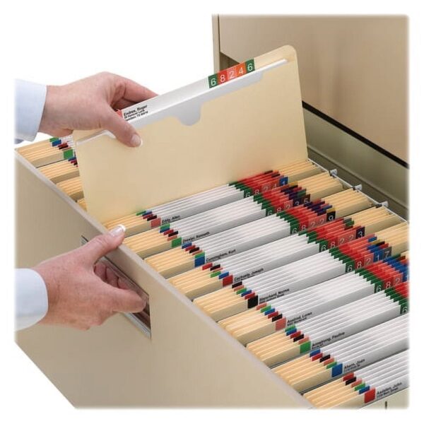 Smead File Jackets Letter – 8 1/2″ x 11″ Sheet Size – Straight Tab Cut – 11 pt. Folder Thickness – Manila – Manila – 1.33 oz – Recycled – 100 / Box
