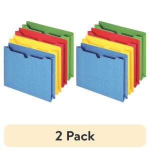 Pendaflex Reinforced 2″ Expansion File Jackets, Assorted Colors, Letter, 10 per Pack