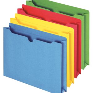 Pendaflex Reinforced 2″ Expansion File Jackets, Assorted Colors, Letter, 10 per Pack