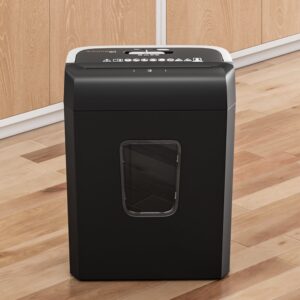 Bonsaii 8-Sheet Cross Cut Paper Shredder for Home Office Use - Image 3