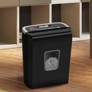 Bonsaii 8-Sheet Cross Cut Paper Shredder for Home Office Use - Image 8