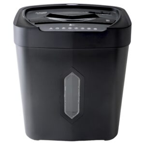 Aurora 12-Sheet Crosscut Paper and Credit Card Shredder with 5.2-Gallon Wastebasket - Image 1