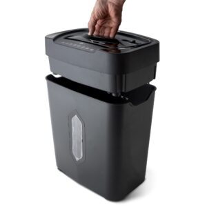 Aurora 12-Sheet Crosscut Paper and Credit Card Shredder with 5.2-Gallon Wastebasket - Image 4