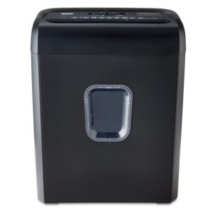 Pen+Gear 6-Sheet Micro-cut Paper/Credit Card Shredder with 3.4 Gallon Bin, Black,Home and Office use - Image 3
