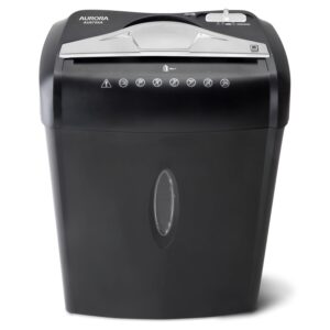 Aurora AU875XA 8-Sheet Crosscut Paper and Credit Card Shredder with 3.7-gallon Wastebasket - Image 2