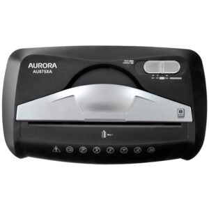 Aurora AU875XA 8-Sheet Crosscut Paper and Credit Card Shredder with 3.7-gallon Wastebasket - Image 5