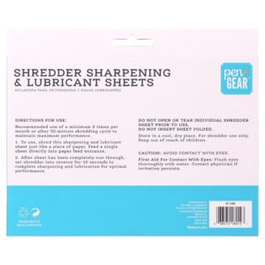 Pen + Gear Self-Lubricating Shredder Sheets, 12 count - Image 7