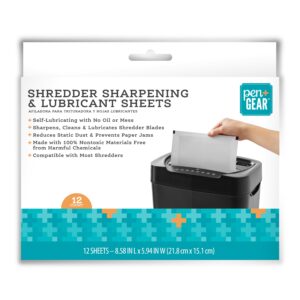 Pen + Gear Self-Lubricating Shredder Sheets, 12 count - Image 11