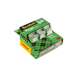 Scotch Magic Tape Dispenser, Clear, ¾ in. x 325 in., 3 Dispenser - Image 13