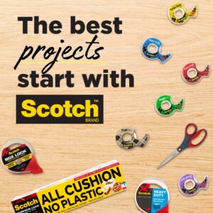 Scotch Magic Tape, Clear, 3/4" x 1000", 6 Rolls with Black Dispenser - Image 8