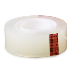 Scotch Transparent Tape Dispenser Tape, Clear, 3/4 in x 300 in, 3 Dispensers