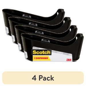 Scotch Desktop Tape Dispenser, Black, Holds 1" Core Tape, 1 Dispenser - Image 10