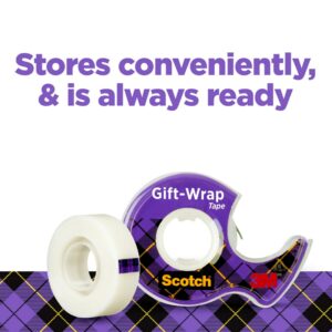 Scotch Gift Wrap Tape Dispensers, Satin Finish, 3/4 in. x 325 in., 3 Count - Image 7