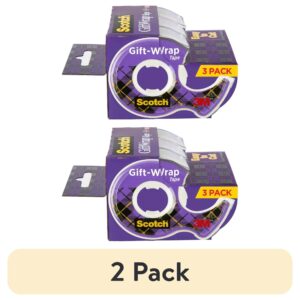 Scotch Gift Wrap Tape Dispensers, Satin Finish, 3/4 in. x 325 in., 3 Count - Image 15