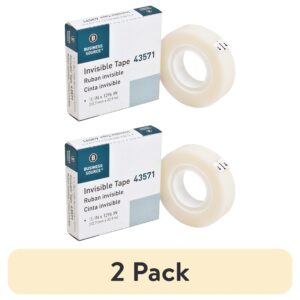 Business Source 1/2″ Invisible Tape Refill Roll, Clear, 1 / Roll (Quantity)