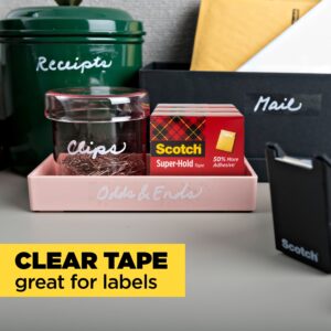 Scotch Super Hold Tape, Clear, 3/4 in x 800 in per Roll, 3 Rolls - Image 7