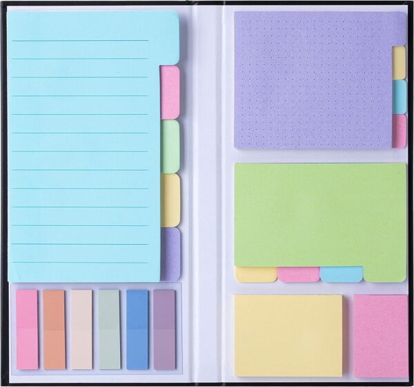 Mr. Pen- Sticky Note Set, 410 Pack, Pastel Colors, Sticky Notes Tabs, Divider Sticky Notes