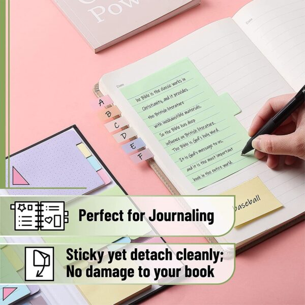 Mr. Pen- Sticky Note Set, 410 Pack, Pastel Colors, Sticky Notes Tabs, Divider Sticky Notes
