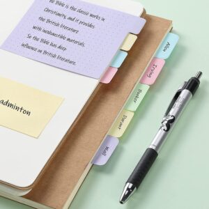 Mr. Pen- Sticky Note Set, 410 Pack, Pastel Colors, Sticky Notes Tabs, Divider Sticky Notes