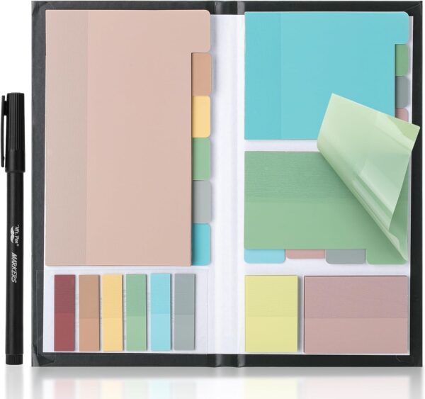 Mr. Pen- Sticky Note Set, 410 Pack, Pastel Colors, Sticky Notes Tabs, Divider Sticky Notes