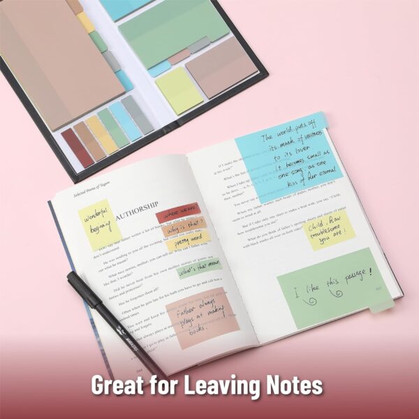Mr. Pen- Sticky Note Set, 410 Pack, Pastel Colors, Sticky Notes Tabs, Divider Sticky Notes