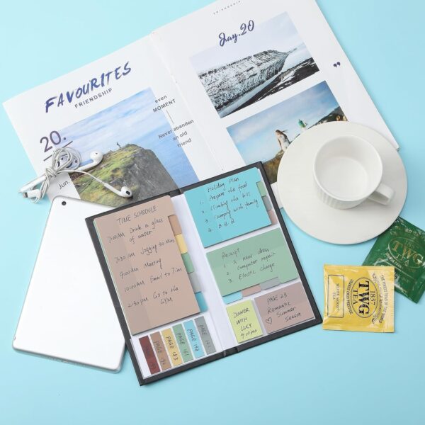 Mr. Pen- Sticky Note Set, 410 Pack, Pastel Colors, Sticky Notes Tabs, Divider Sticky Notes