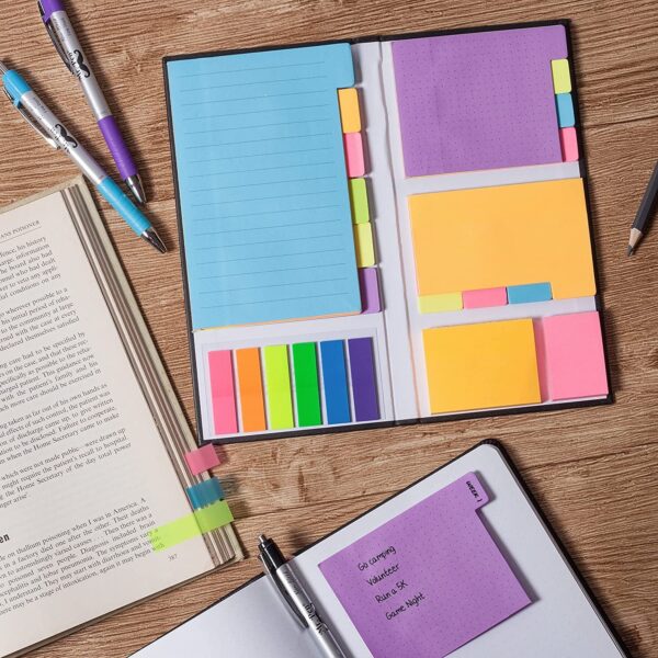 Mr. Pen- Sticky Note Set, 410 Pack, Pastel Colors, Sticky Notes Tabs, Divider Sticky Notes