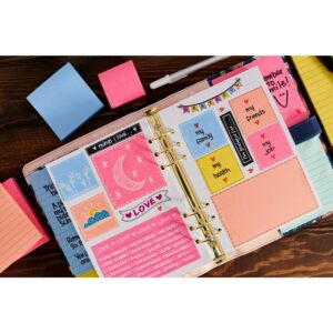 Post-it Super Sticky Notes, 3 in x 3 in, Summer Joy, 4 Pads