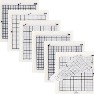 Mr. Pen 3x3in Transparent Graph Paper Sticky Notes, 6 Pads