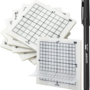Mr. Pen 3x3in Transparent Graph Paper Sticky Notes, 6 Pads