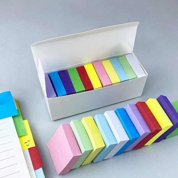 Beautynvta Super Sticky Notes, 11 Sticky Note Pads, 1.5”x1.5”, Bright Colors Self-Stick Pads, Sticky Notes for Vertical Surfaces, Monitors, Walls and Windows, 100 Sheets/pad