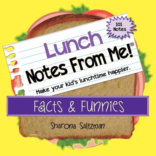 Notes From Me! Lunch Box Funnies Tear-Off Notes, 4″x4″, Colorful, 101 Count