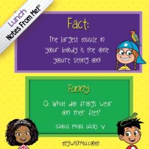 Notes From Me! Lunch Box Funnies Tear-Off Notes, 4″x4″, Colorful, 101 Count