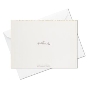 Hallmark Blank Notes (Gold Floral Mandala), Pack of 12