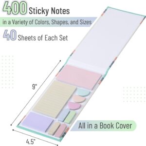 Mr. Pen Morandi Colors Sticky Notes Set with Tabs, Assorted Colors, 10 Pads, 400 Count - Image 4