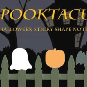 SHAPES ETC. Sticky Notepad Set – Halloween