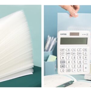 Transparent Sticky Notes Pads, Clear Sticky Notes 3″x 3″ for Books Message Reminder, Waterproof self-Adhesive Translucent Sticky Notes, 700Pcs