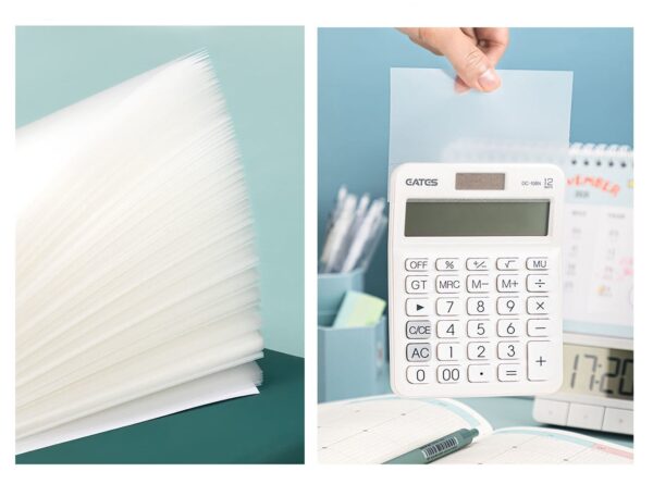 Transparent Sticky Notes Pads, Clear Sticky Notes 3″x 3″ for Books Message Reminder, Waterproof self-Adhesive Translucent Sticky Notes, 700Pcs