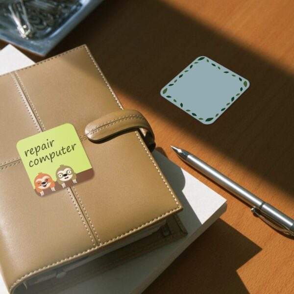 Sloth Sticky Notes Set Sticky Notepads 240 Sheets Book Notes for Sloth Lovers Kids Office School Friends Gifts Lazy Day Small Gifts