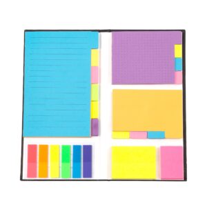 Better Office Products Dotted and Blank Variety Sticky Notes, 4″ x 5.8″, Assorted, 410 Pieces