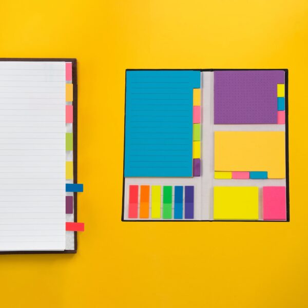 Better Office Products Dotted and Blank Variety Sticky Notes, 4″ x 5.8″, Assorted, 410 Pieces
