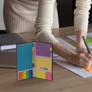 Better Office Products Dotted and Blank Variety Sticky Notes, 4″ x 5.8″, Assorted, 410 Pieces