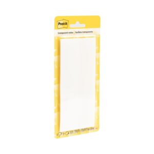 Post-it Transparent Note, 2 7/8 in. x 5 7/8 in., 24 Pads