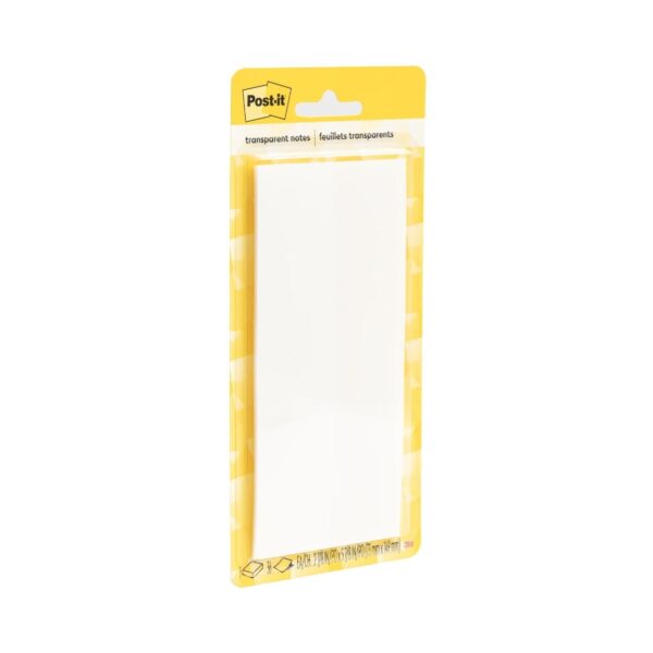 Post-it Transparent Note, 2 7/8 in. x 5 7/8 in., 24 Pads