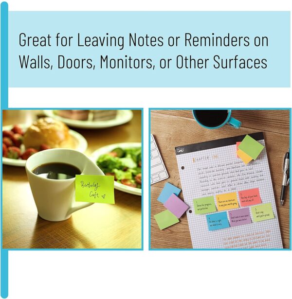 Mr. Pen- Sticky Notes, Sticky Notes 1.5×2 inch, 36 Pads, Mini Sticky Note Pads